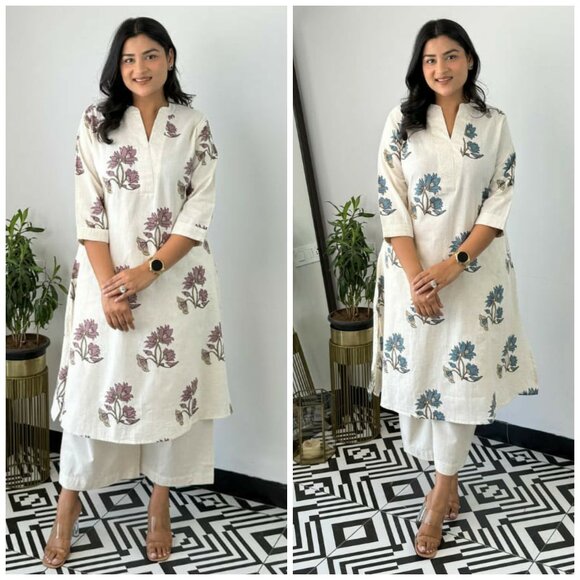 DESIGNER KURTI SET - Picture 1 of 14